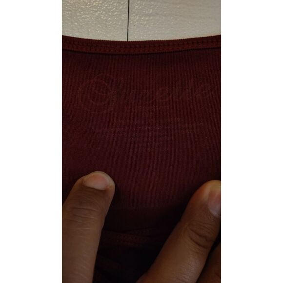 Suzette Women's Spider Cage Maroon‎ Small Bralette - Picture 4 of 4